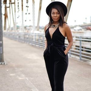 Express Velvet Romper